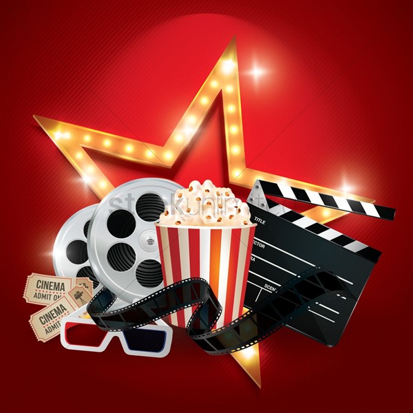 Cinema -background -with -movie -objects _1823384